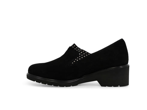 Melluso Donna Mocassini Camoscio R35738Z-254503 Nero